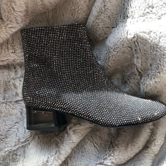 Aldo sparkling booties /bottillons brillants! 6.5 - Picture 2 of 5